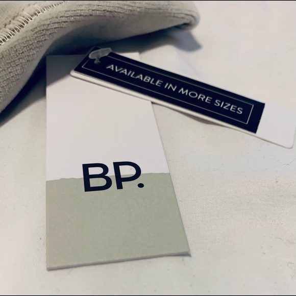 BP Grey Velour Sweatshirt/Top with V-neck. NWT - Picture 4 of 7